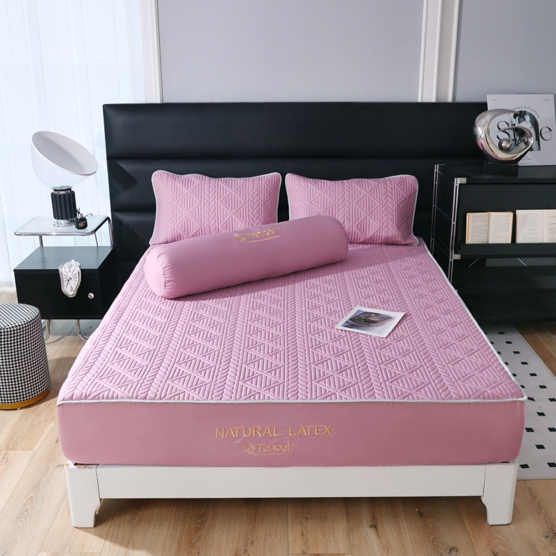 Ga gối tencel mix cao su non siêu mát mềm mại hàng cao cấp