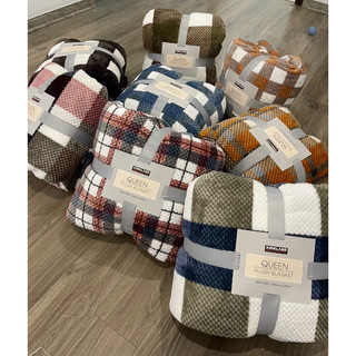 Chăn lông thỏ kirkland queen new blanket mềm mịn ấm áp