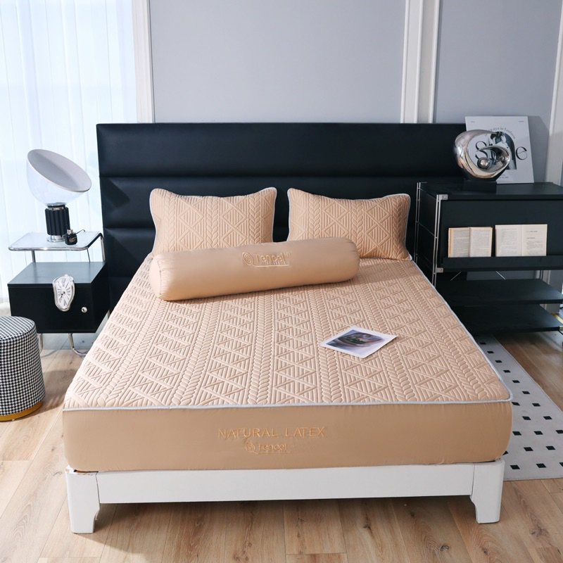 Ga gối tencel mix cao su non siêu mát mềm mại hàng cao cấp