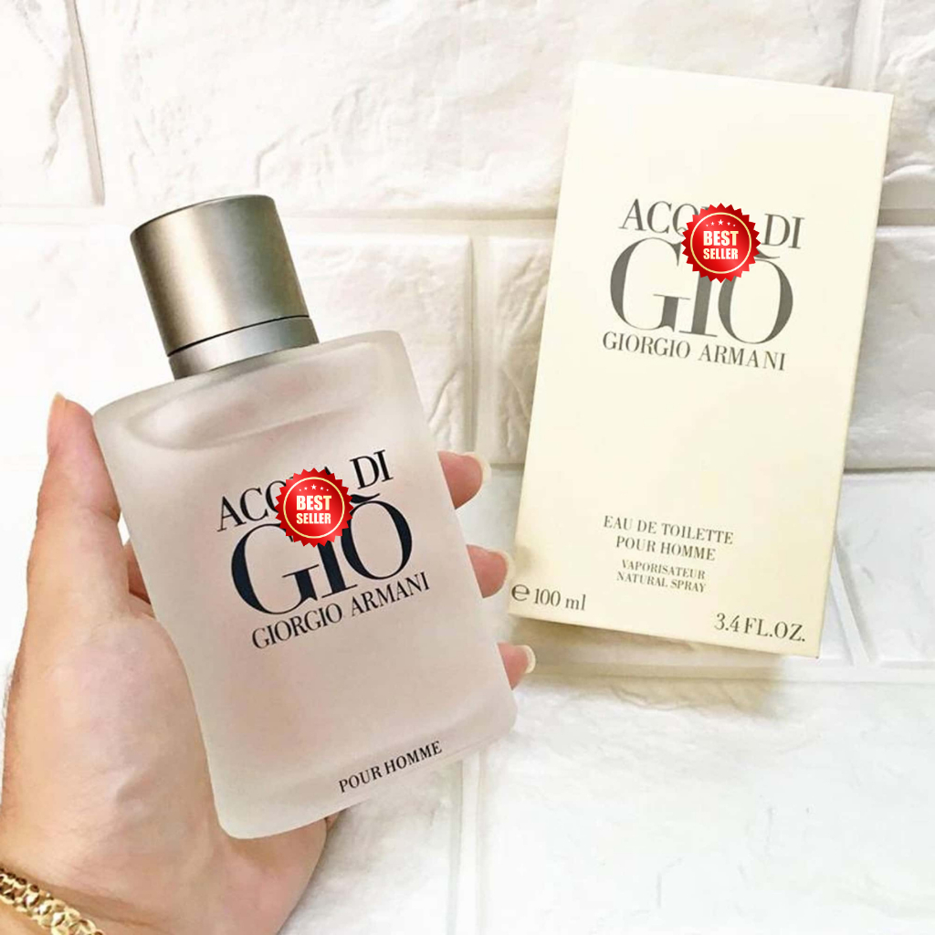Nước Hoa Pháp Aroma Aqua Di Gio Cao Cấp Nam Tính, Tươi Mát, Sảng Khoái - 12ml