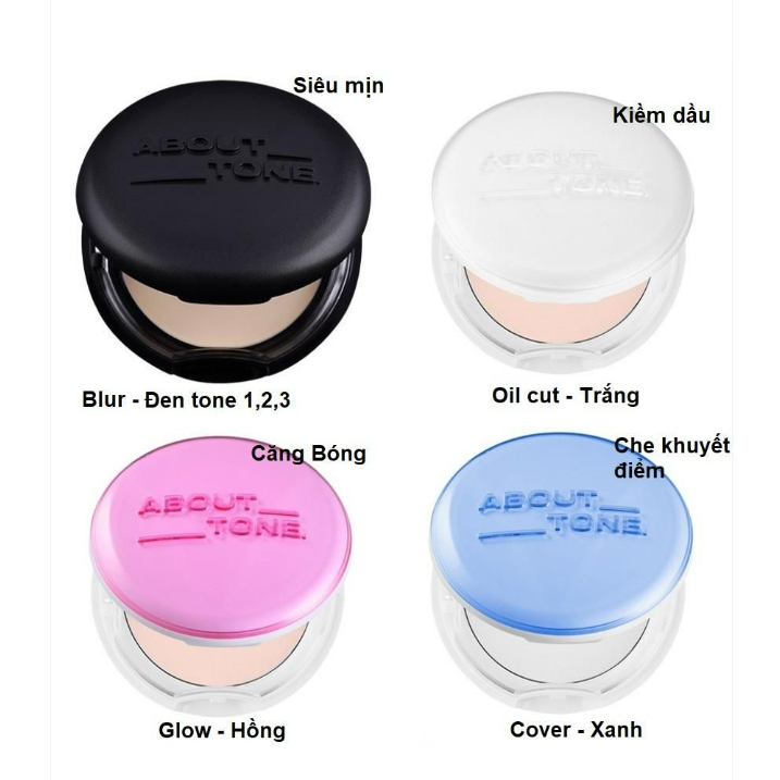 (BILL KOREA) Phấn Phủ EGLIPS ABOUTTONE Powder Pact 9g