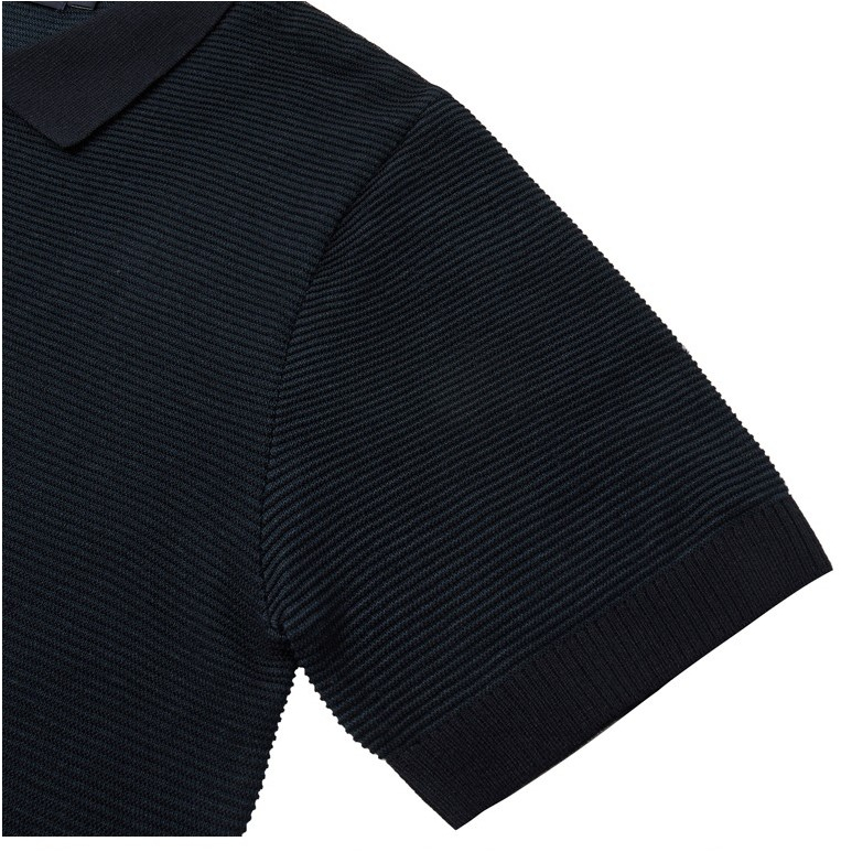 Áo polo len dệt kim cộc tay Cremieux 2107 xuất hàn xịn