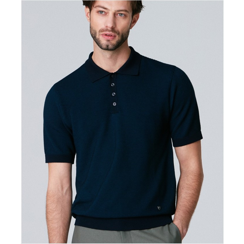 Áo polo len dệt kim cộc tay Cremieux 2107 xuất hàn xịn