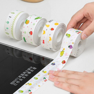 Cuộn keo dán mép đa năng, Cuộn Băng Keo Dán Viền Bồn Rửa Nhà Bếp Chống Thấm, Băng Dính Dán Mép Tường Chống Thấm