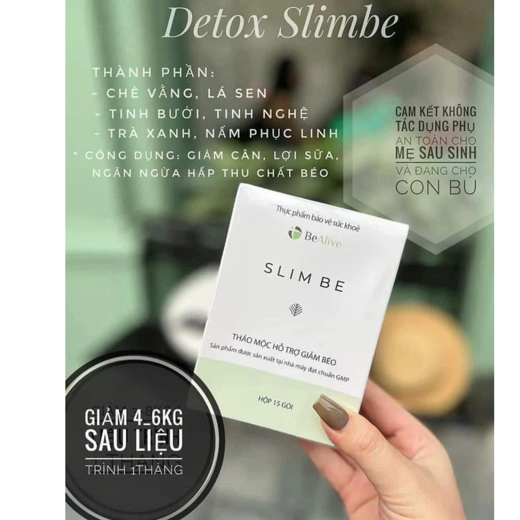 Giảm Cân Slim Be Của BEALIVE Hộp 30 Viên Chính Hãng Giúp Giảm Cân An Toàn