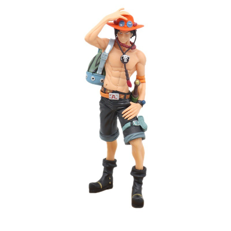 (23cm) Mô hình Onepiece - ACE balo đế vàng in chữ dập nổi cực đẹp