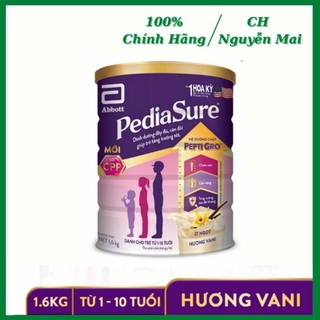 Sữa bột pediasure b/a 1.6kg hương vani ít ngọt - mẫu mới