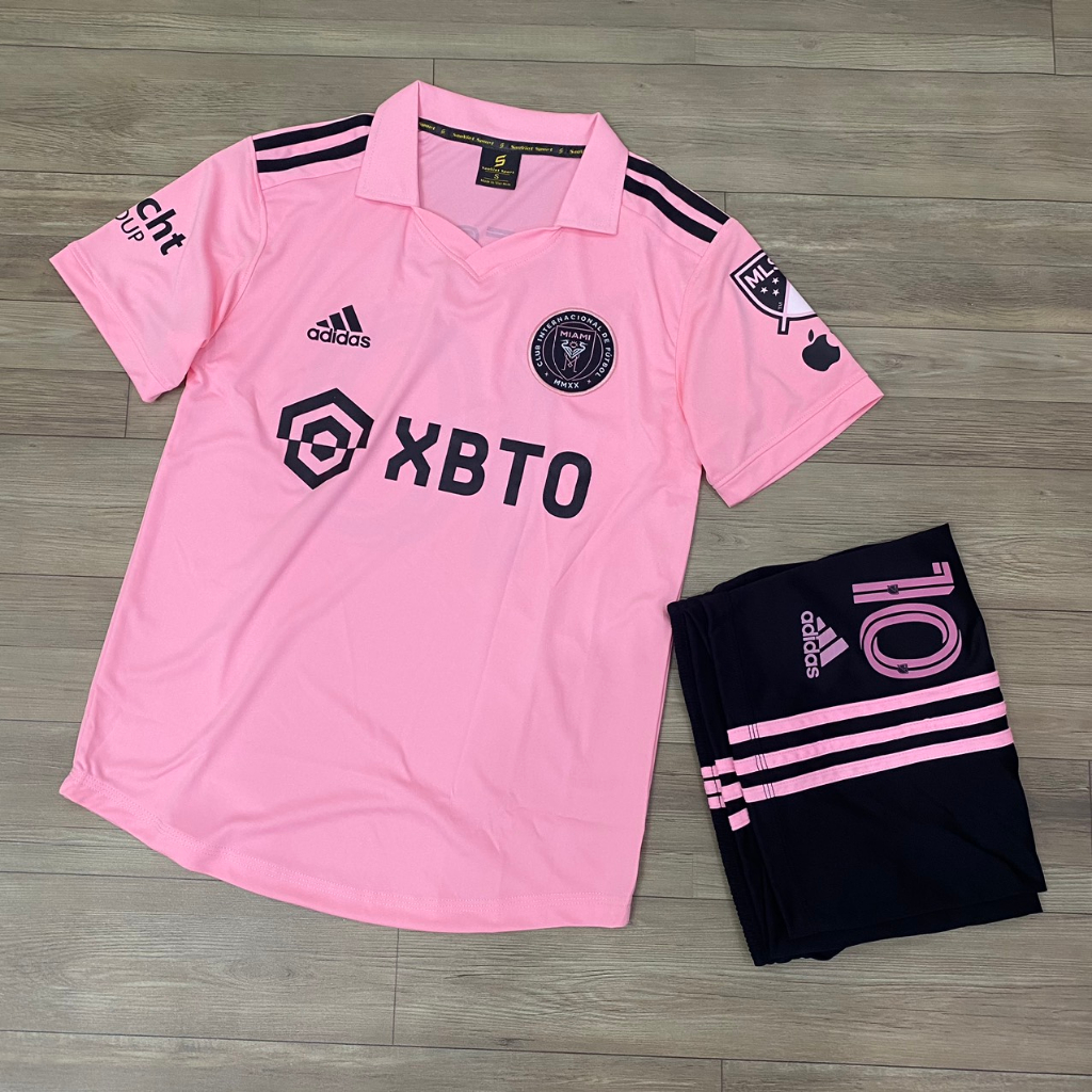 Bộ quần áo bóng đá MESSI số 10 - INTER MIAMI hồng sân nhà  2024