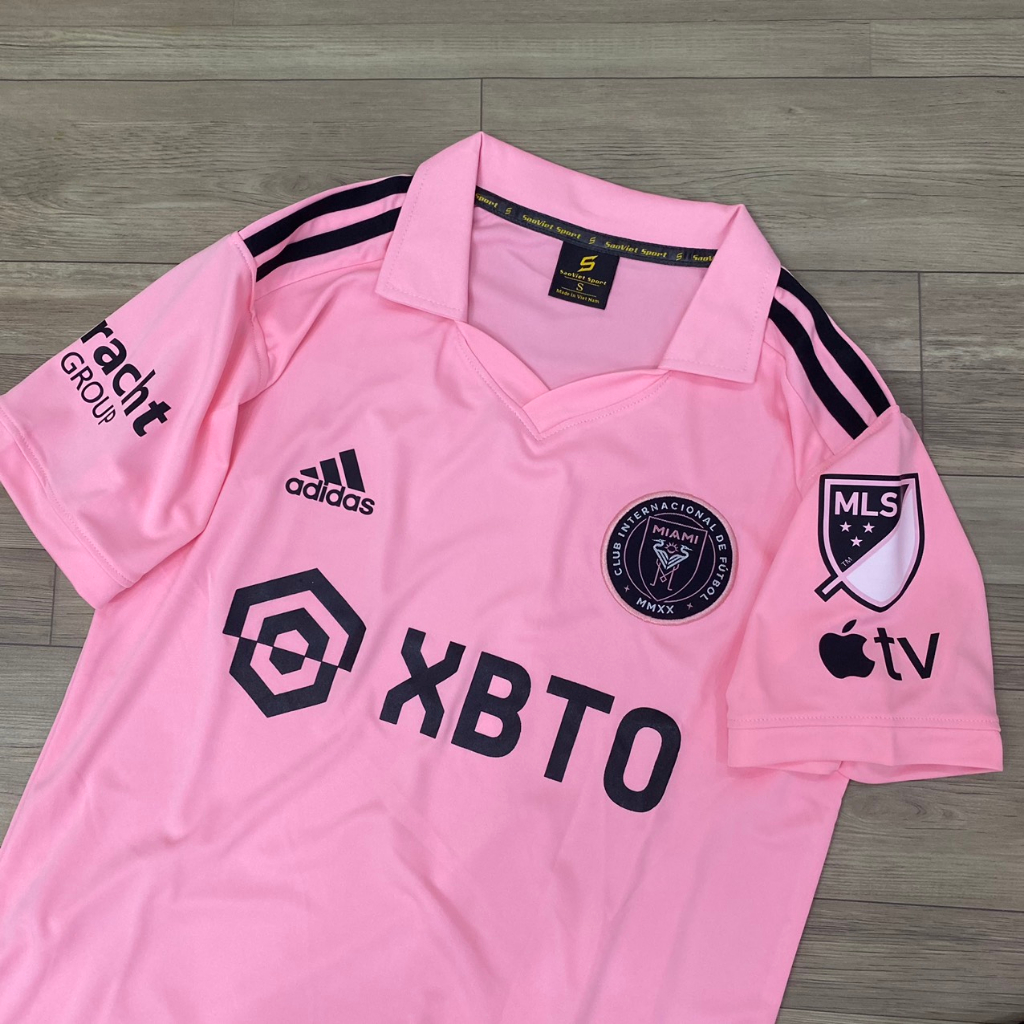 Bộ quần áo bóng đá MESSI số 10 - INTER MIAMI hồng sân nhà  2024