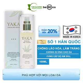 Serum làm trắng dạng xịt khoáng căng bóng da YAKA Hàn Quốc 100ml