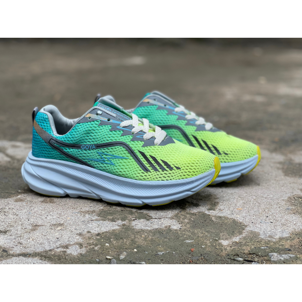 Giày thể thao chạy bộ nam nữ Goya Plus năm 2023 màu neon v5