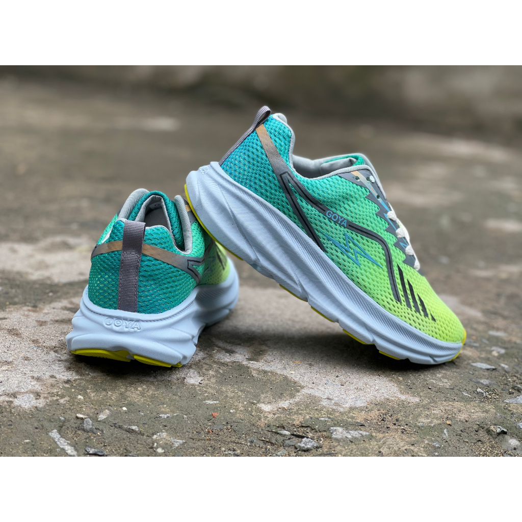 Giày thể thao chạy bộ nam nữ Goya Plus năm 2023 màu neon v5