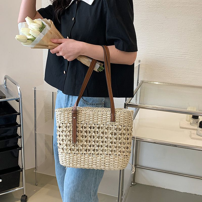 Túi Cói Retro Phong Cách Pháp Paris 2023