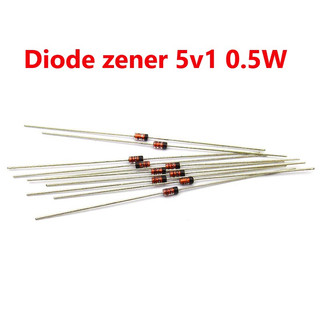 Diode zener 5v1 5.1v 0.5w chân cắm
