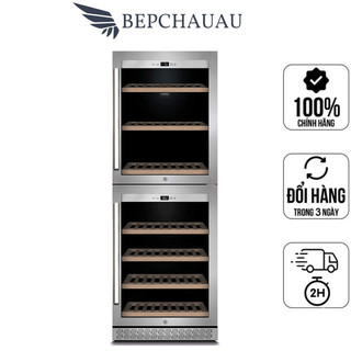 Tủ Trữ Rượu Vang Caso WineChef Pro 126-2D, Dung Tích 126L, Nhập Đức, BH 12 Tháng, Bepchauau