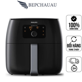 Nồi chiên không dầu philips hd9762/90, công suất 2200w, size xxl, nhập đức, bh 12 tháng, bepchauau