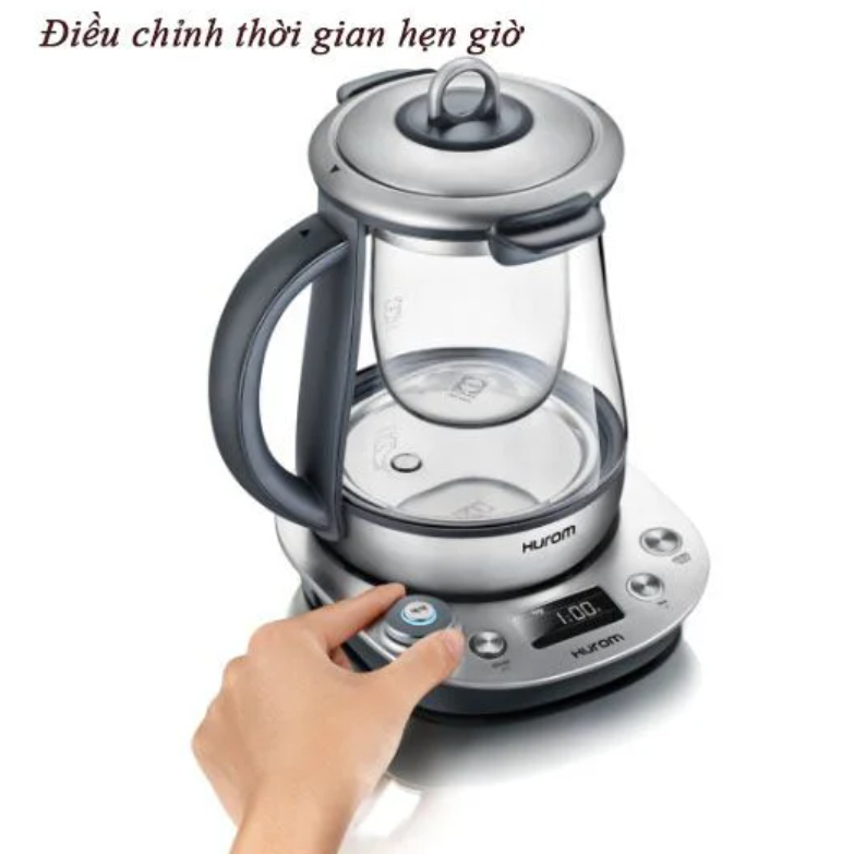 Ấm Pha Trà Chưng Yến HUROM TEA MASTER TMP02FSS, Nhập Hàn, Bepchauau