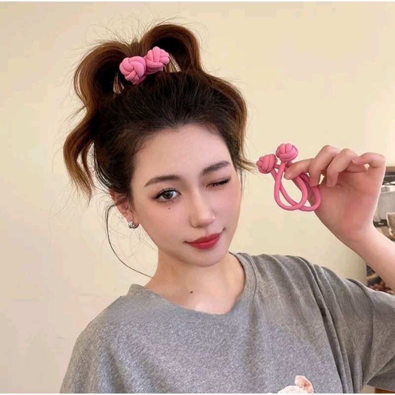 Dây Cột Tóc Cao Su Thắt Nút