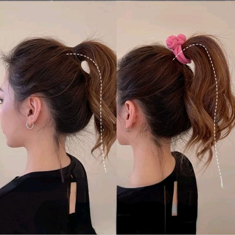 Dây Cột Tóc Cao Su Thắt Nút