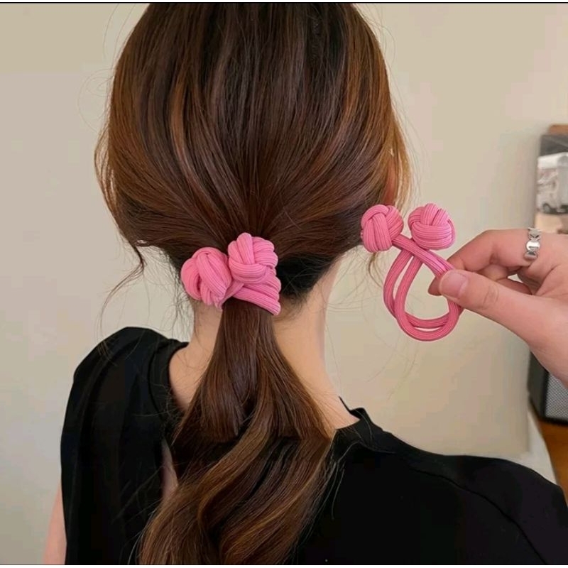 Dây Cột Tóc Cao Su Thắt Nút