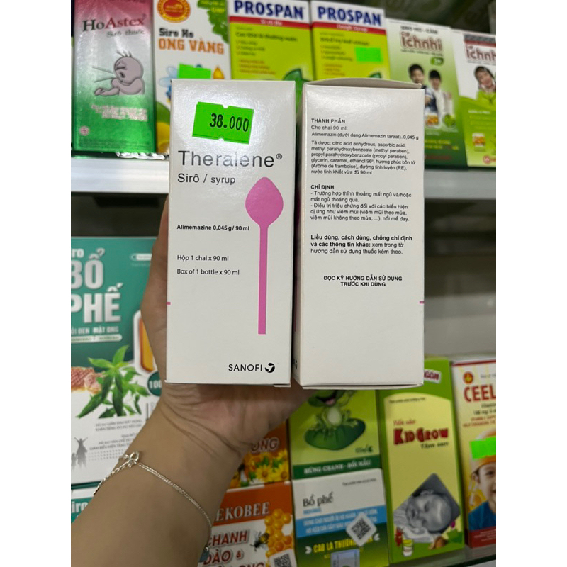 ✅ Siro Ho cho bé THERALEN, chai 90ml