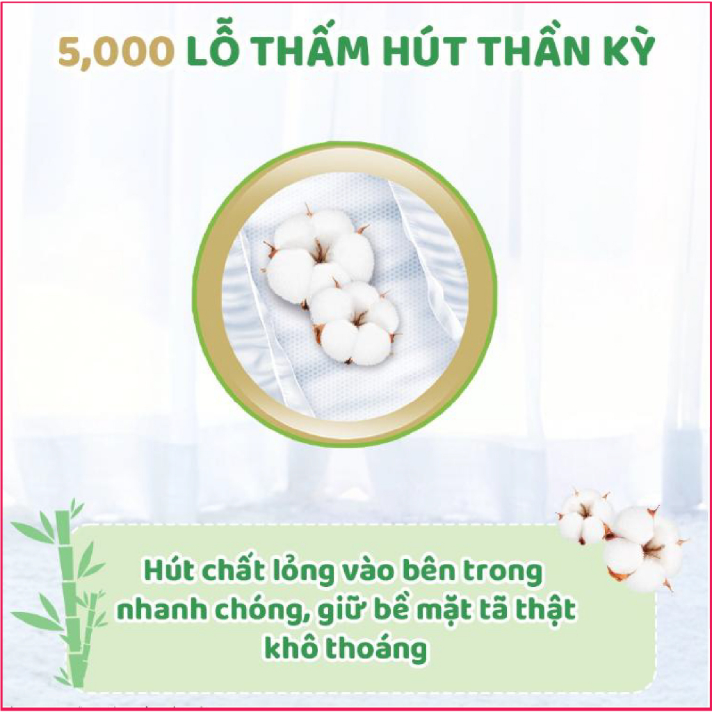 Tã/bỉm quần Molfix Thiên nhiên Jumbo XL32/XXL28/XXXL24 (gói trung)