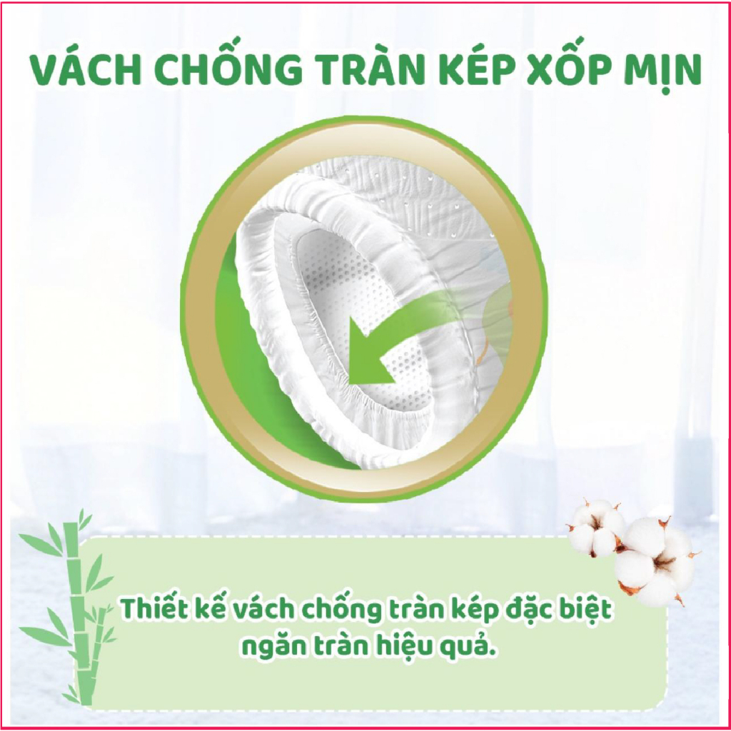 Tã/bỉm quần Molfix Thiên nhiên Jumbo XL32/XXL28/XXXL24 (gói trung)