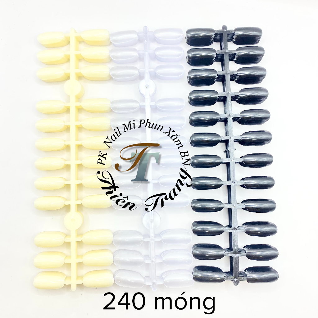 móng mẫu trưng bày bảng màu nhiều form