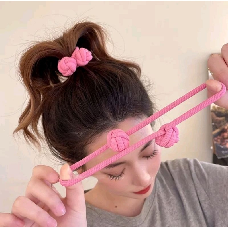 Dây Cột Tóc Cao Su Thắt Nút