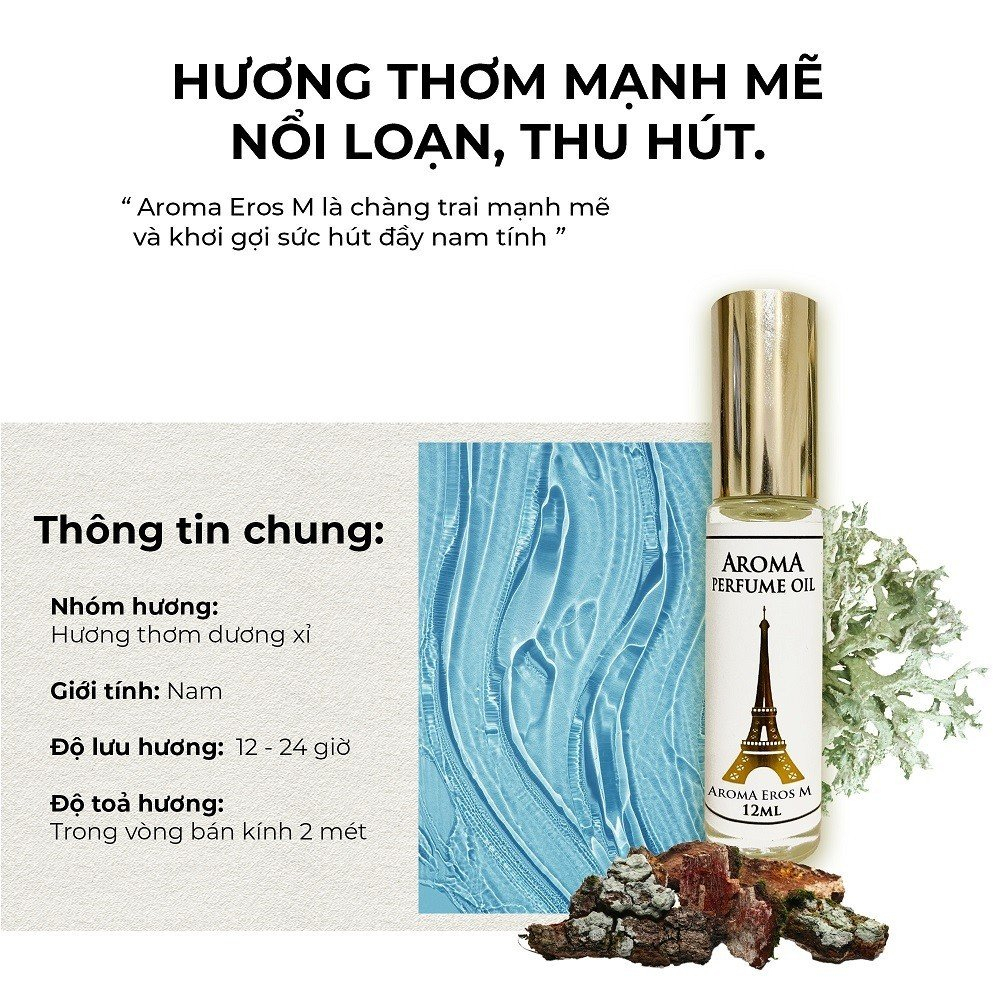 Nước Hoa Pháp AromaVersace Eros Men Nam Tính, Lịch Lãm, Mạnh Mẽ