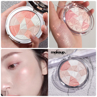 Phấn hightlight má hồng bueqcy 2in1