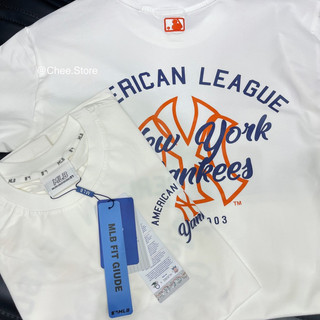 Áo phông mlb NY chữ cam ảnh thật shop chụp