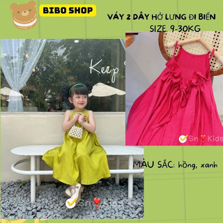 Váy maxi 2 dây cho bé gái sz 10-30kg siêu hót cho hè 2023