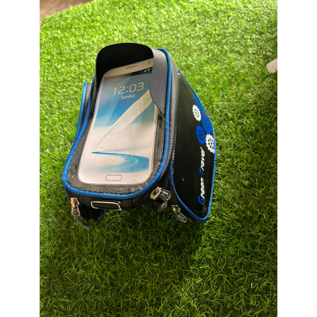 Túi xe đạp - túi treo xe đạp  túi rộng, thoáng, 2 ngăn 2 bên