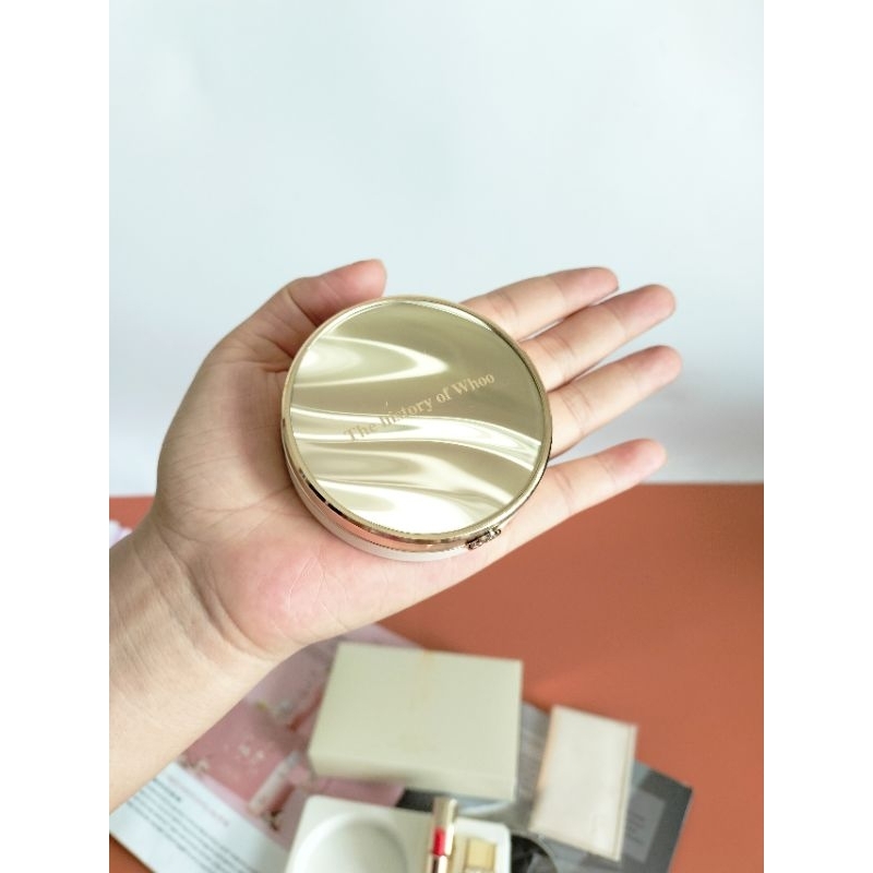 Phấn phủ whoo vàng hoàng cung siêu mịn Whoo Mi two way Pact & Whoo Mi Powder pact
