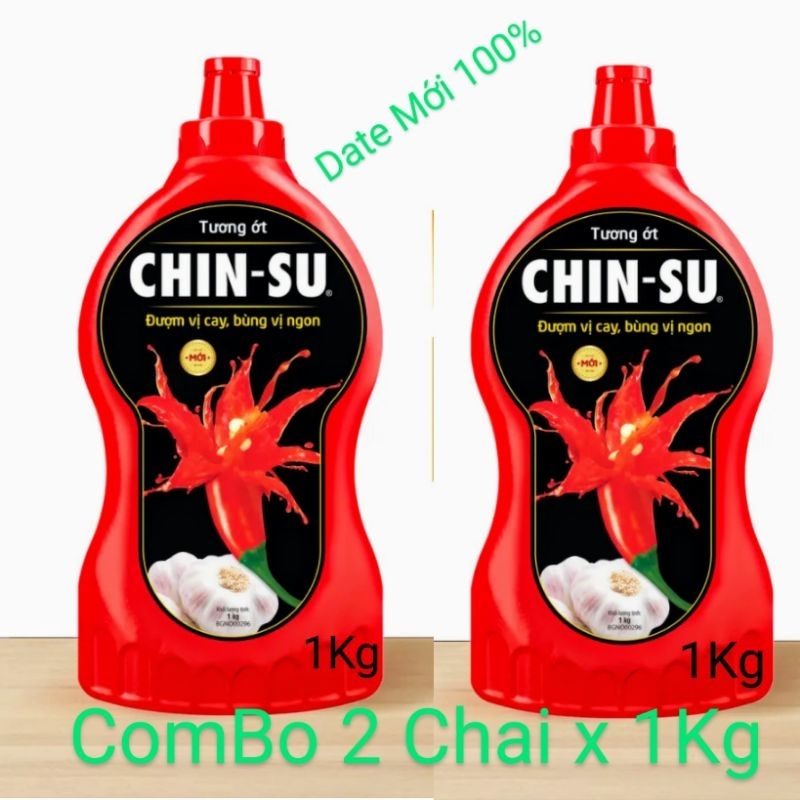 ComBo 2 Chai Tương Ớt Chinsu 1Kg