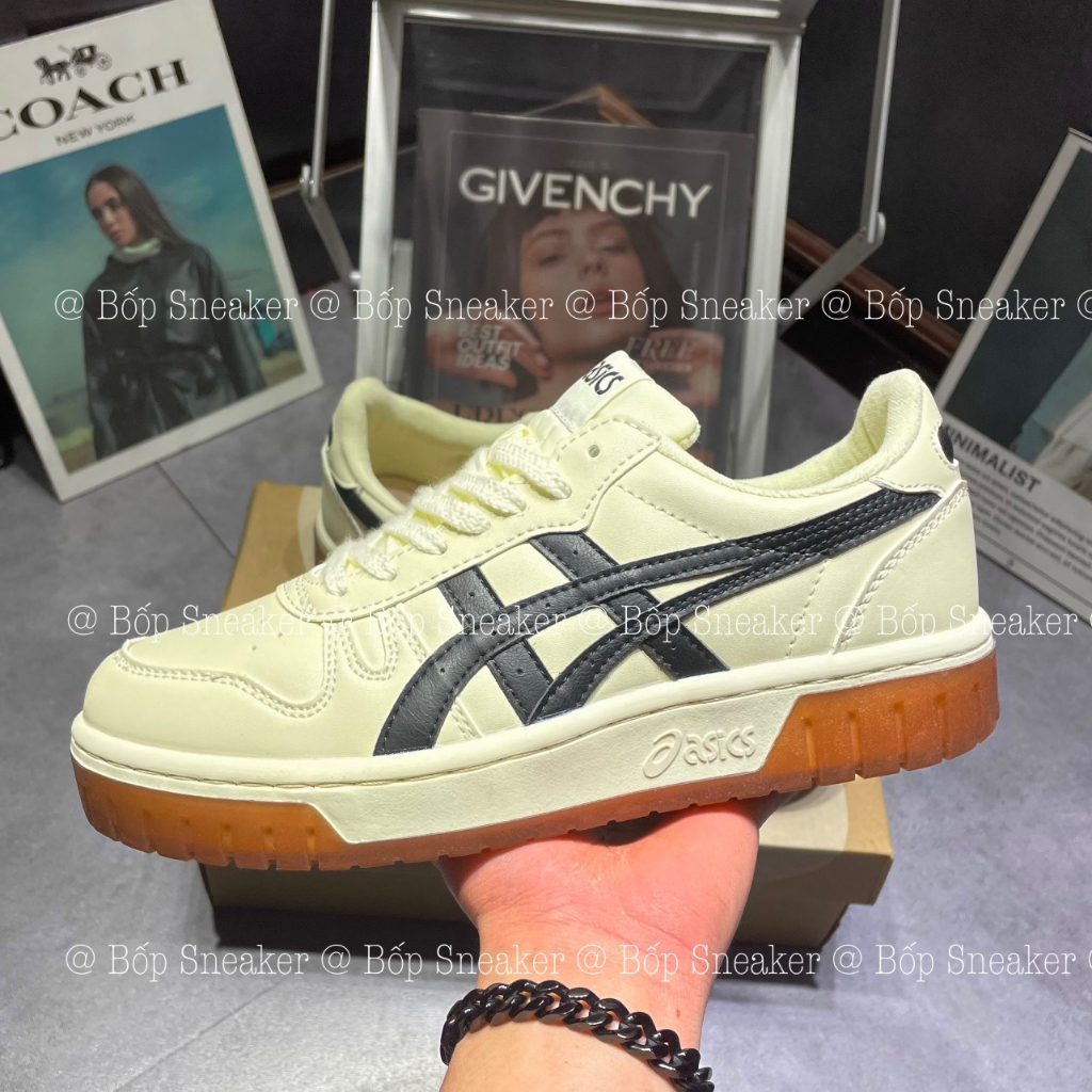 Giày thể thao  Asics Court MZ – Cream Black Gum, Giày thể thao batta HIẾU THỨ HAI.