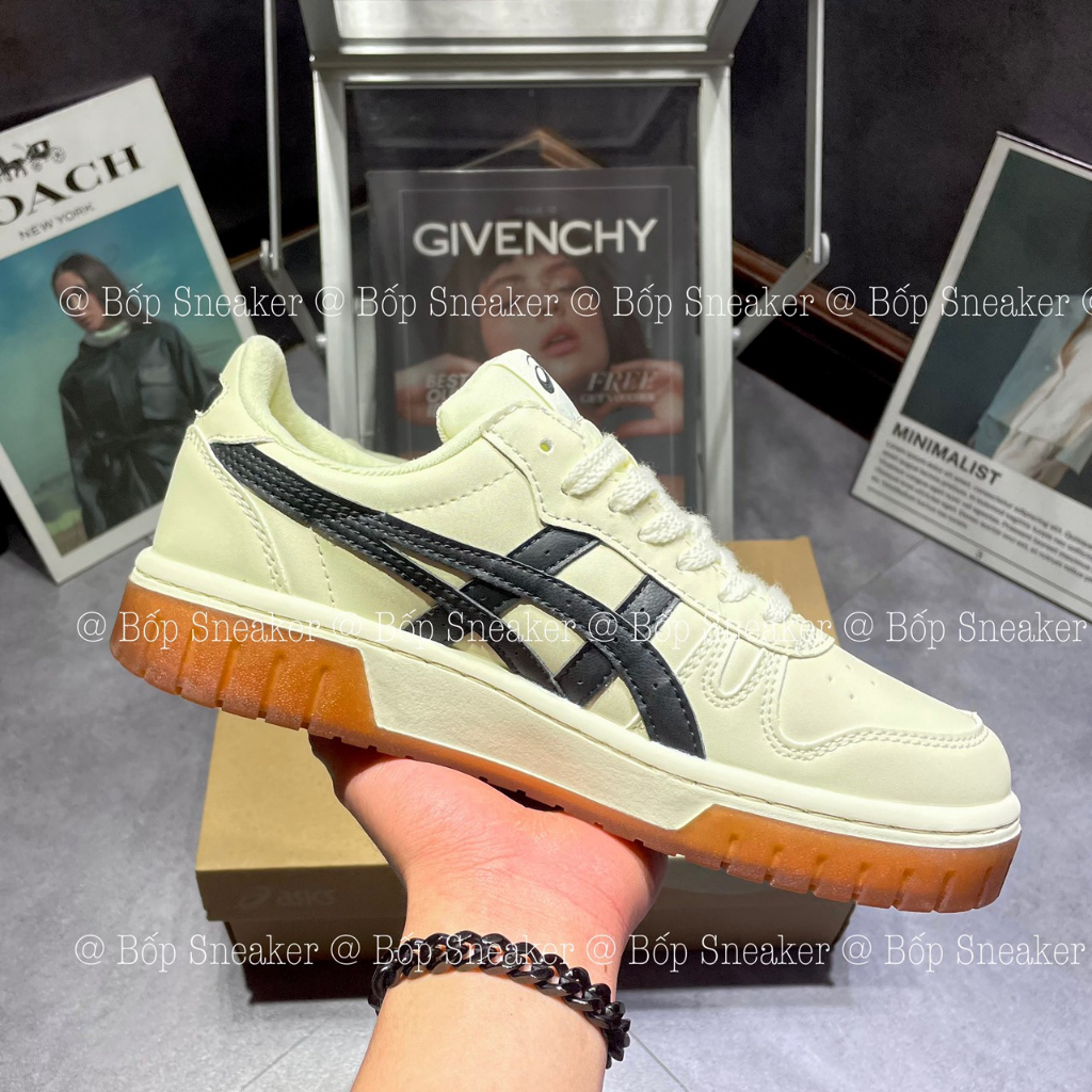 Giày thể thao  Asics Court MZ – Cream Black Gum, Giày thể thao batta HIẾU THỨ HAI.