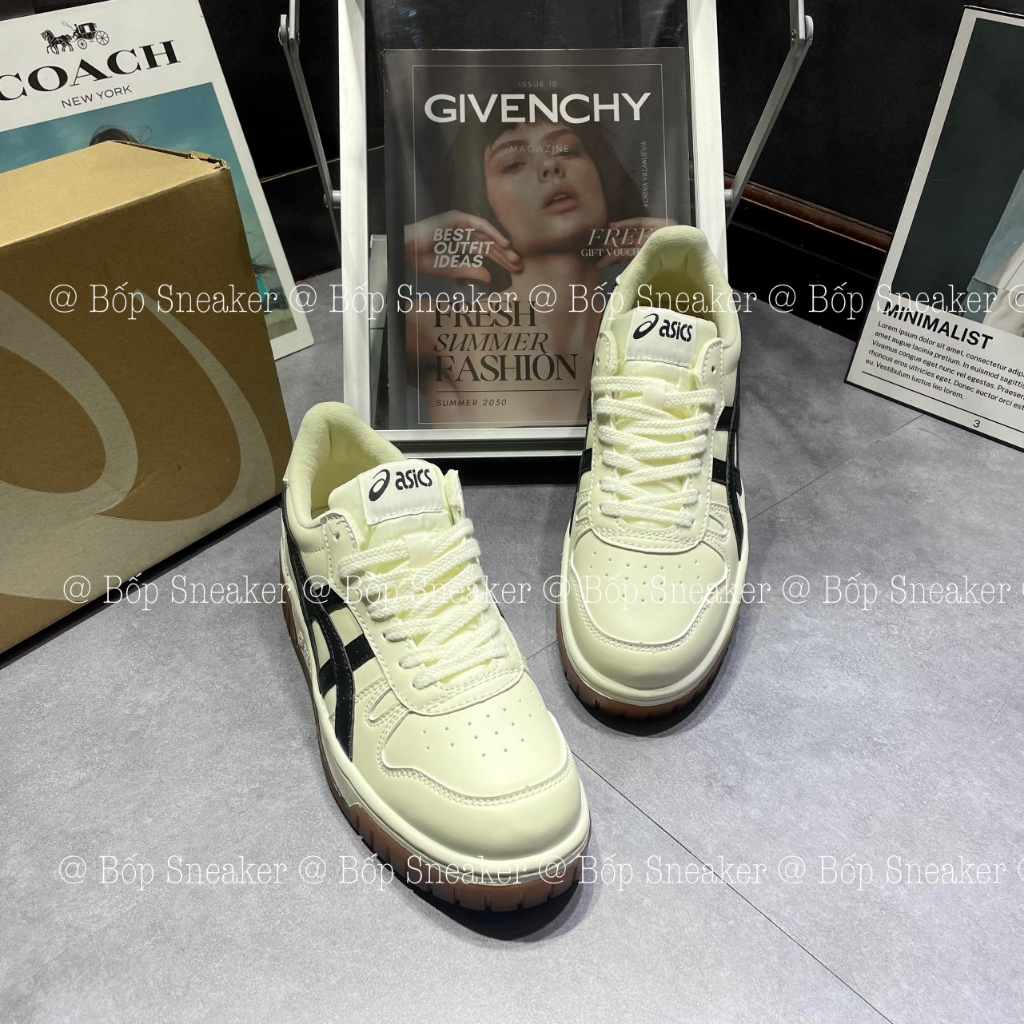 Giày thể thao  Asics Court MZ – Cream Black Gum, Giày thể thao batta HIẾU THỨ HAI.