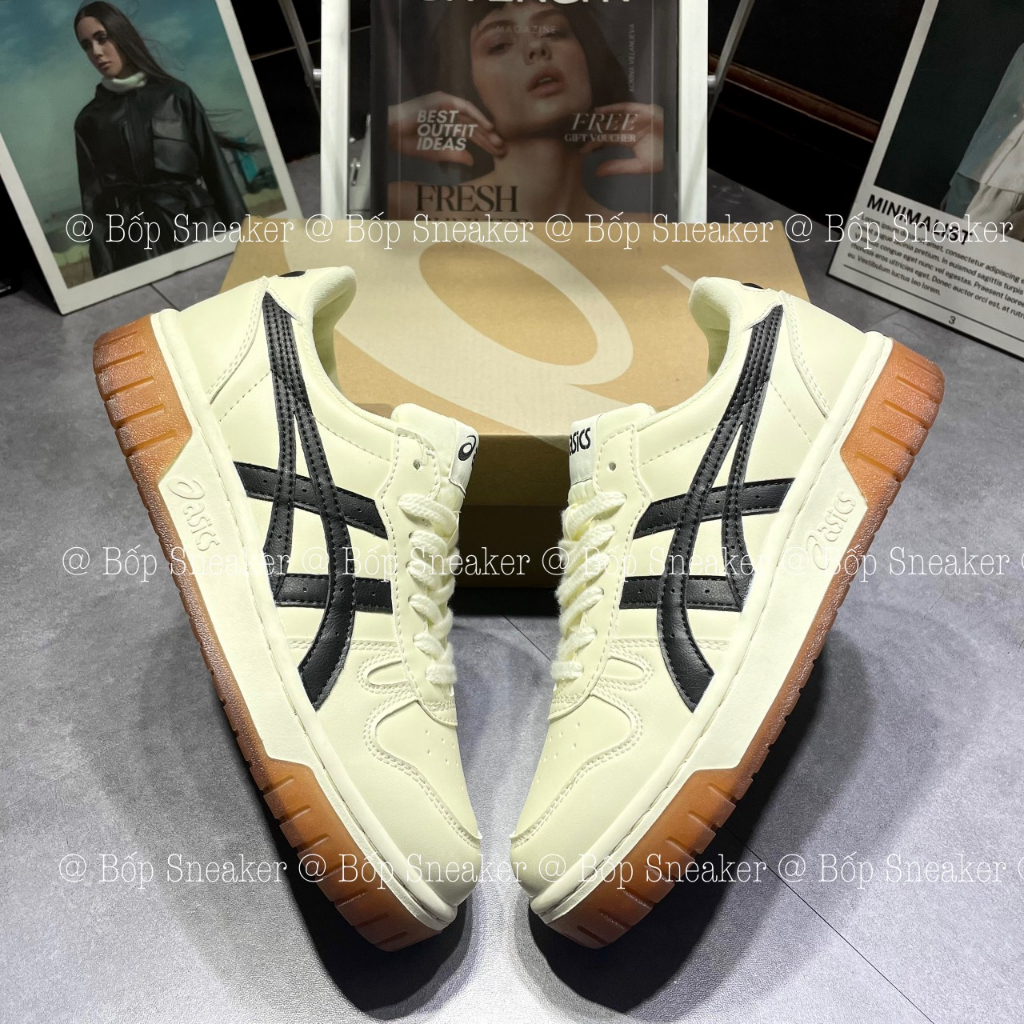 Giày thể thao  Asics Court MZ – Cream Black Gum, Giày thể thao batta HIẾU THỨ HAI.