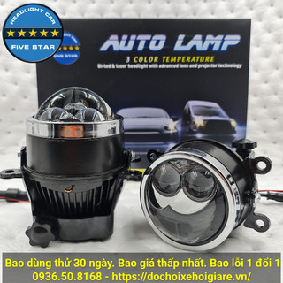 Đèn bi gầm Led Laser siêu sáng FIVE STAR 3.0 inch 55W, 2 chế độ cốt pha, dùng thử 30 ngày không ưng trả lại (GIÁ 1 ĐÈN)