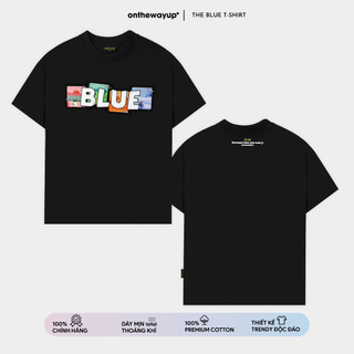 Áo Thun ONTHEWAYUP Local Brand Nam Nữ The Blue  100% Premium Cotton/ Màu Đen
