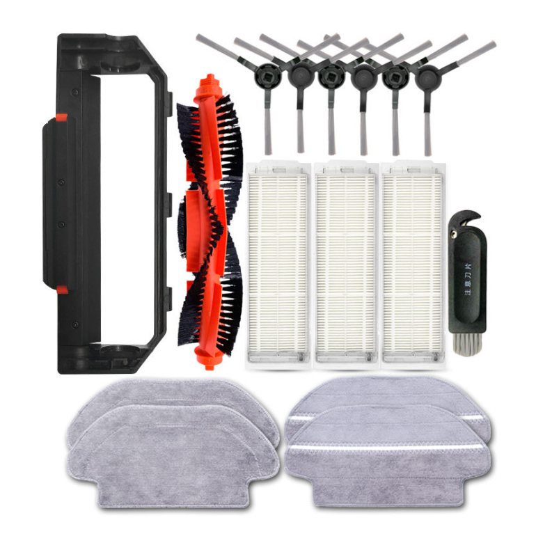 Phụ kiện Robot hút bụi Xiaomi Mop Pro, Mop P, Mijia Gen 2, STYTJ02YM - Lọc hepa, Khăn lau, Chổi giữa, Chổi cạnh