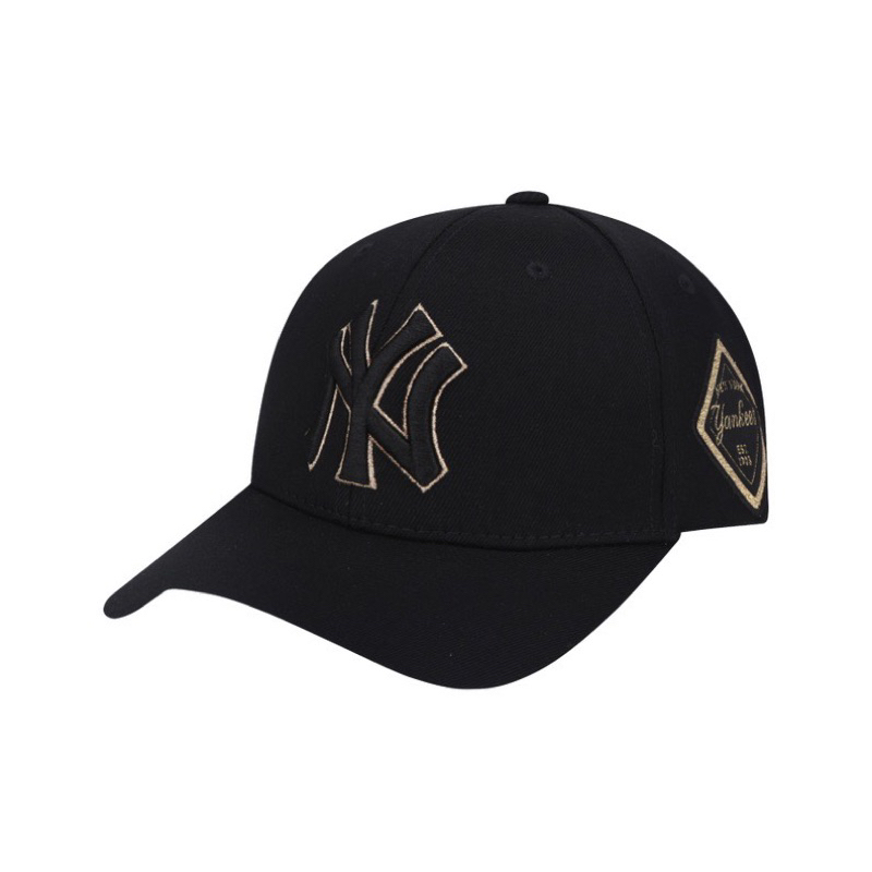 Mũ lưỡi trai Meowist Unisex MLB chất liệu vải Kaki logo NY ,nón lưỡi trai Hàn Quốc