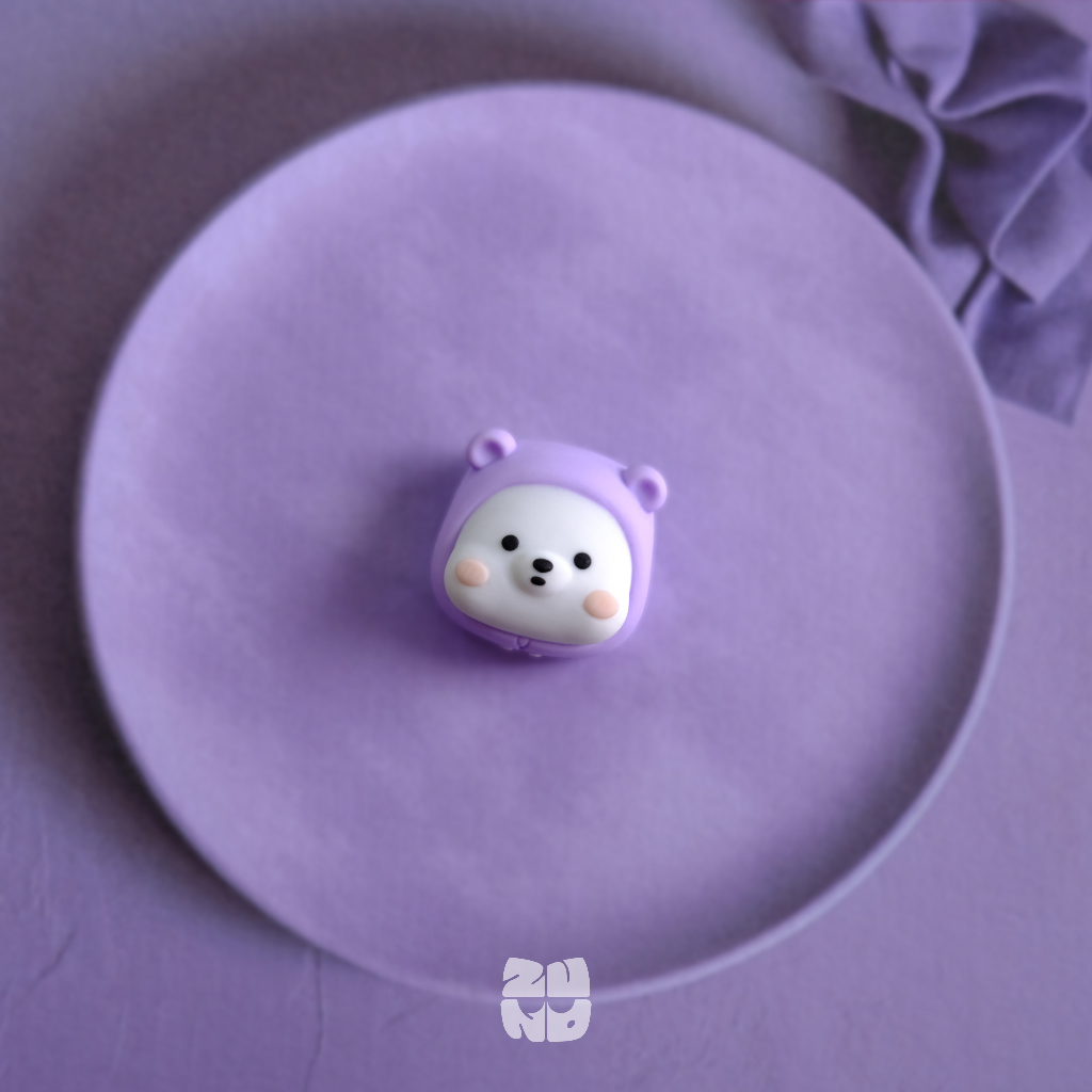 Bear Buu_Artisan keycap_Nút phím cơ