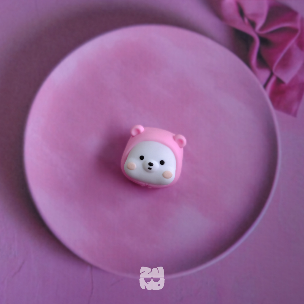 Bear Buu_Artisan keycap_Nút phím cơ