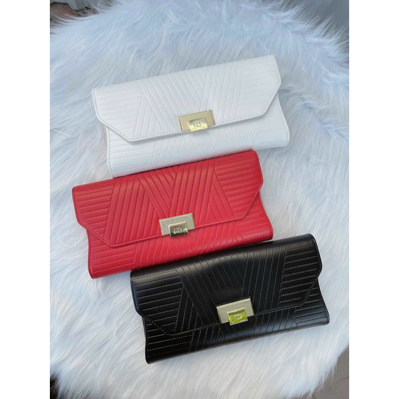 Cluth ví tab cầm tay kèm dây đeo chéo sang chảnh Rosabeli