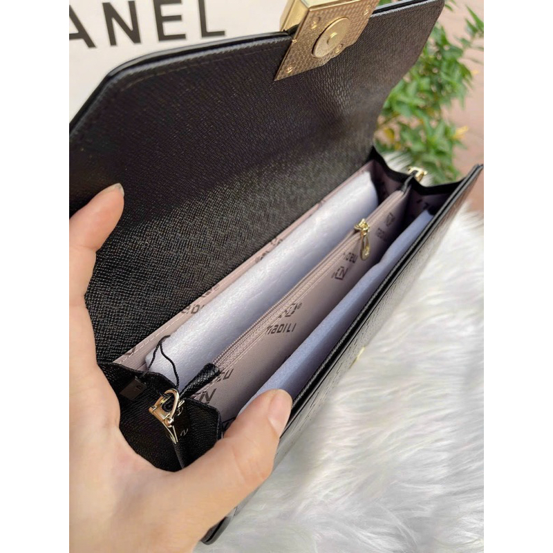 Cluth ví tab cầm tay kèm dây đeo chéo sang chảnh Rosabeli