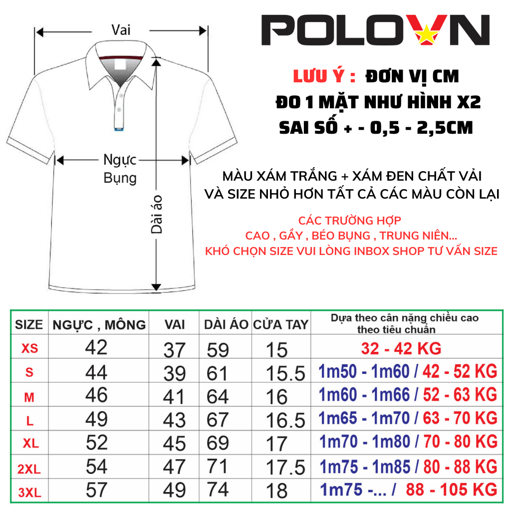 Áo thun Polo nam cổ bẻ Basic màu Xám Đen Xám Trắng, vải cá sấu - không ra màu, co giãn thoải mái, form regular fit