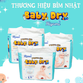 Tã bỉm quần nhật kiyomi baby dry s/42, m/38, l/36, xl/34 date 2025